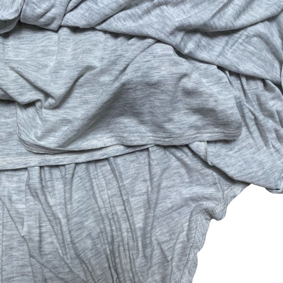 Anthropologie Dolan Left Coast Blue-Gray Embroidered High-Low Dress Size S Boho - Picture 14 of 15